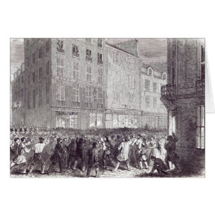 Bread Riot, in the Rue du Faubourg St. Antoine