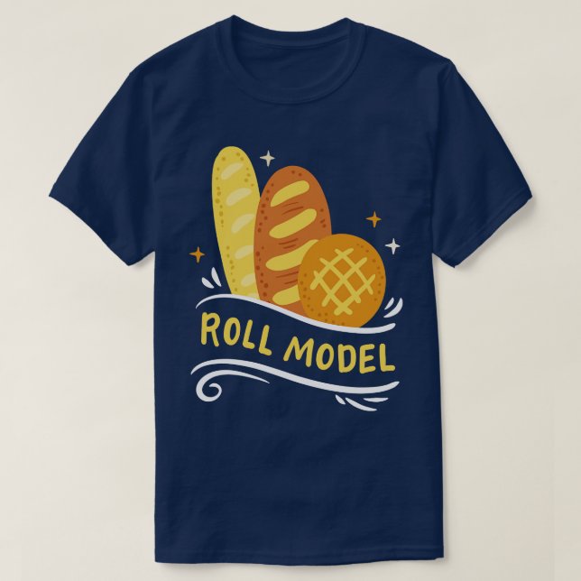 Bread Roll Baking Baker Pastry Chef T-Shirt (Design Front)