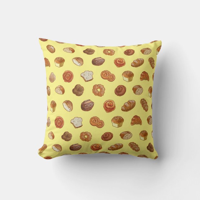 Bread Throw Pillow (Front)