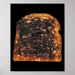 Bread Toast Burnt Matching Halloween Costume  Poster