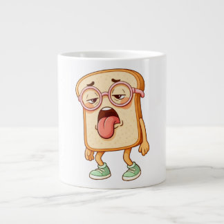 Bread Tony Tired Mood – Funny Bread T-Shirt Large Coffee Mug