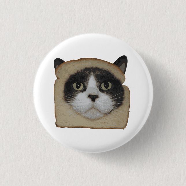 Breaded Inbread Cat Breading 1 Inch Round Button (Front)