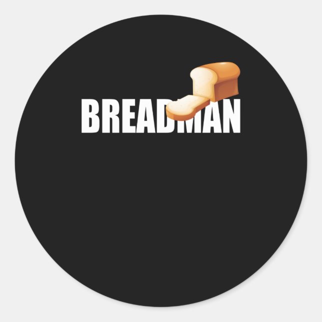 Breadman Baker Gift Classic Round Sticker (Front)