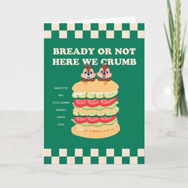 Bready or Not Here We Crumb Card (Front)