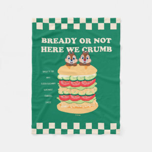 Bready or Not Here We Crumb Fleece Blanket