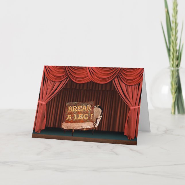 Break a Leg Card (Front)