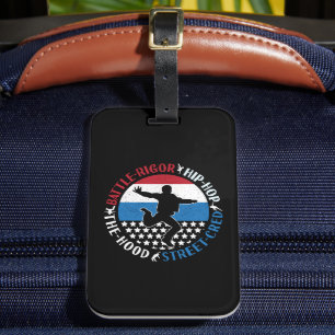 Break Dance Breakdancing Hip-Hop Boy Luggage Tag