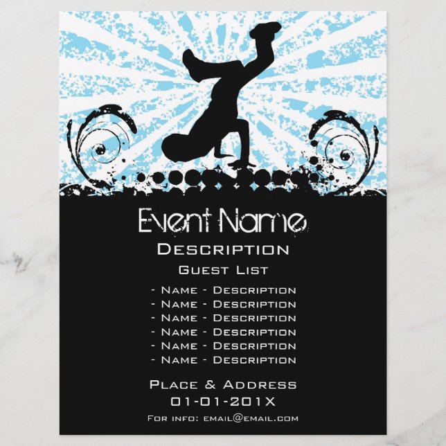 Break Dance Event Promotion Flyer (Front)