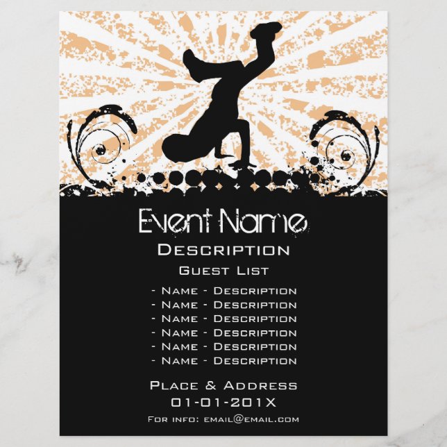 Break Dance Event Promotion Flyer (Front)