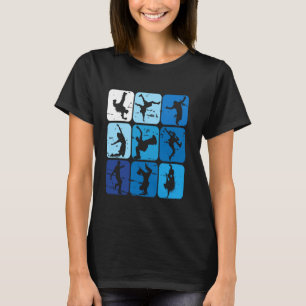 Break dance poses Hip Hop Retro Vintage Tee