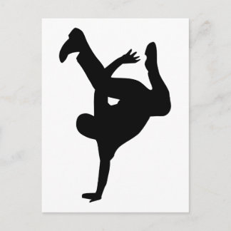 Break dance postcard
