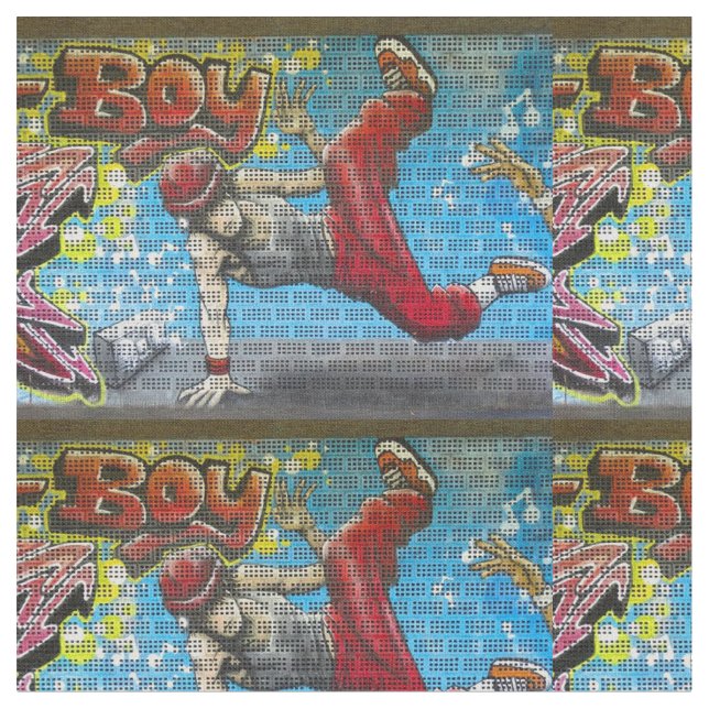 Break dancing fabric ! (Close Up)