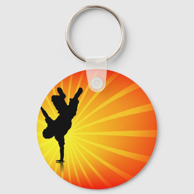 Break Dancing Keychain (Front)
