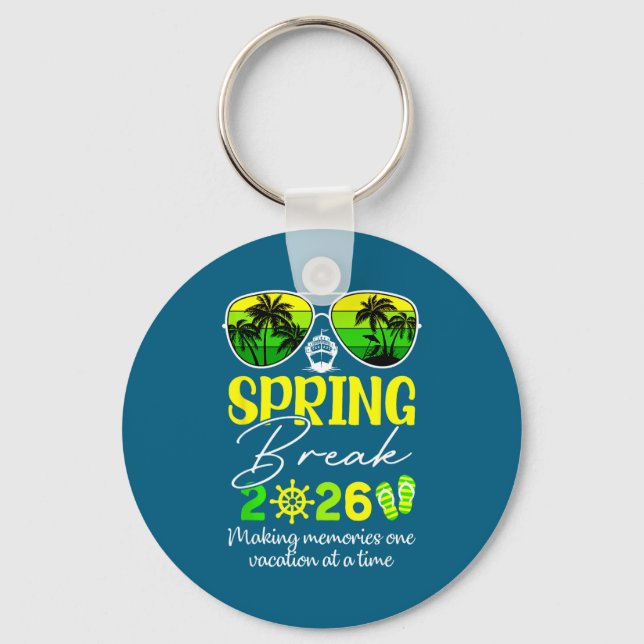 Break For Spring Cruise 2026 Spring Season Keychain (Front)