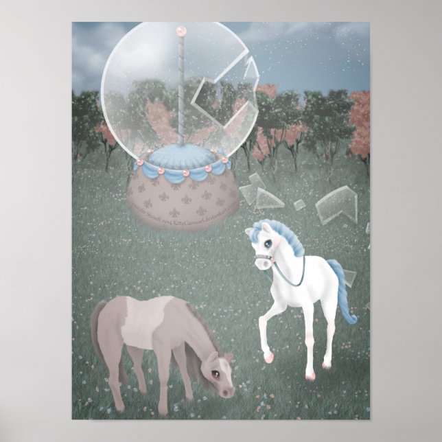 "Break Free" Carousel Horse Print (Front)