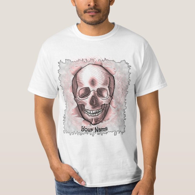 Break Out Red Skull  t-shirts (Front)