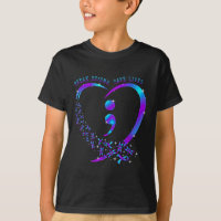 Break Stigma Save Lives Heart Semicolon Suicide Pr