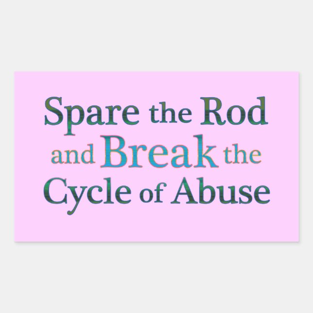 Break the Cycle of Abuse Sticker (Front)