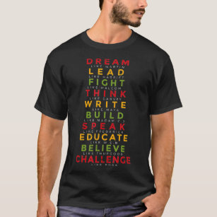 Break the expectations and Inspire  Black History  T-Shirt