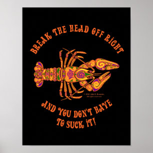 Break the Head Crawfish Print