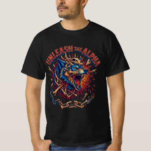 Break The Leash Cybernetic Bulldog Graphic T-Shirt