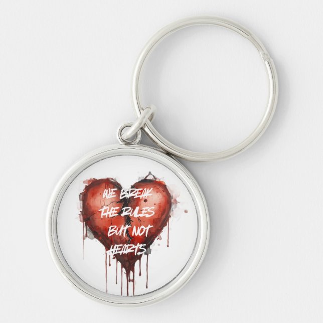 Break the rules keychain (Front)