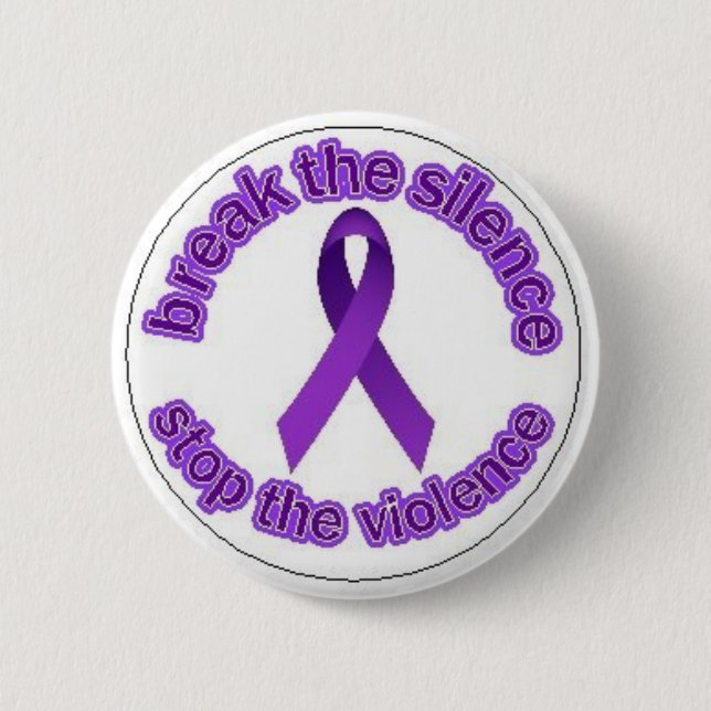 Break the Silence Button Pin (Front)