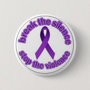 Break the Silence Button Pin