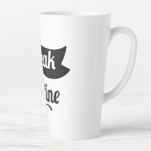 Break your routine mug design 