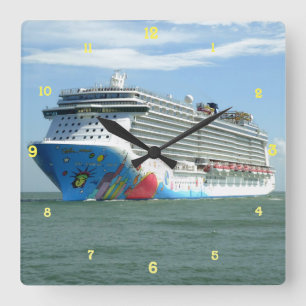 Breakaway Underway Square Wall Clock