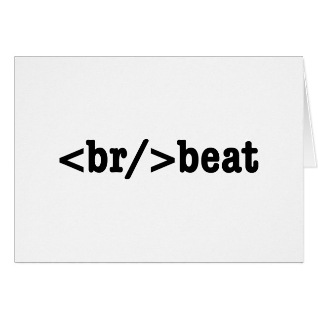 breakbeat HTML Code (Front Horizontal)