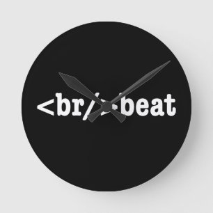breakbeat HTML Code Round Clock