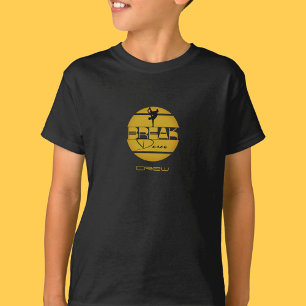 Breakdance black yellow  T-Shirt