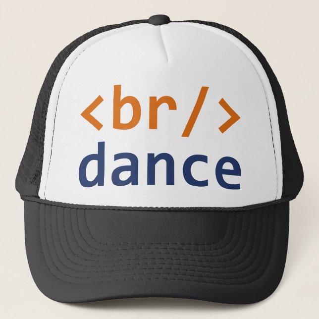 Breakdance Code Trucker Hat (Front)