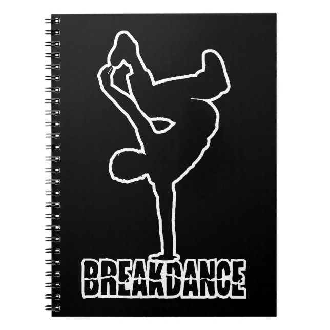 Breakdance custom colour notebook (Front)