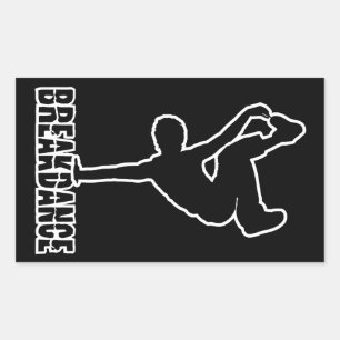 Breakdance custom colour stickers
