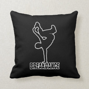 Breakdance custom colour throw pillow