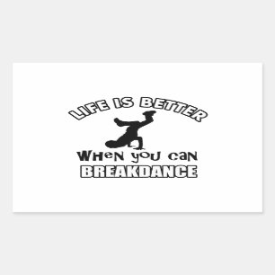 Breakdance dance designs sticker