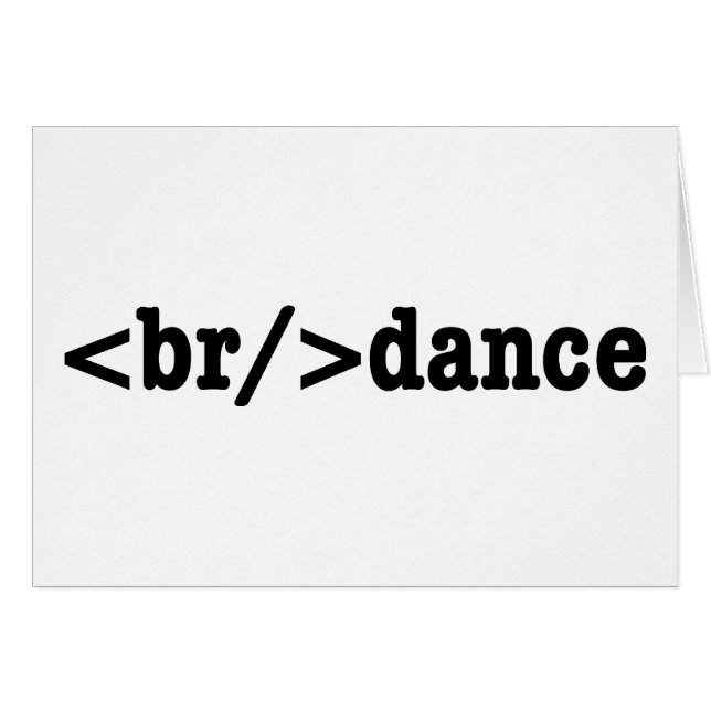 breakdance HTML Code (Front Horizontal)