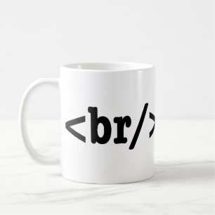 breakdance HTML Code Coffee Mug