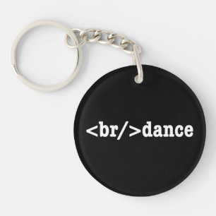breakdance HTML Code Keychain