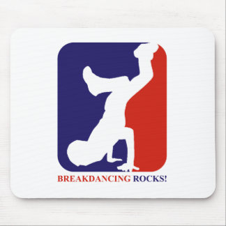 Breakdance rocks designs mouse pad