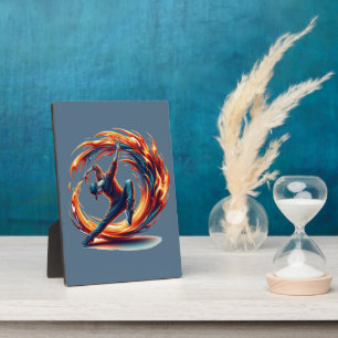 Breakdance Street Fire With Urban Energy Plaque
