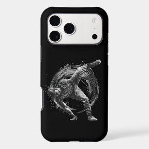 Breakdance Urban Style Monochrome Motion Art 