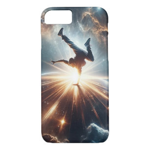 Breakdancer in action, Ai, Action in the Galaxy Case-Mate iPhone Case