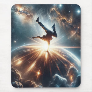 Breakdancer in action, Ai, Action in the Galaxy Mouse Pad
