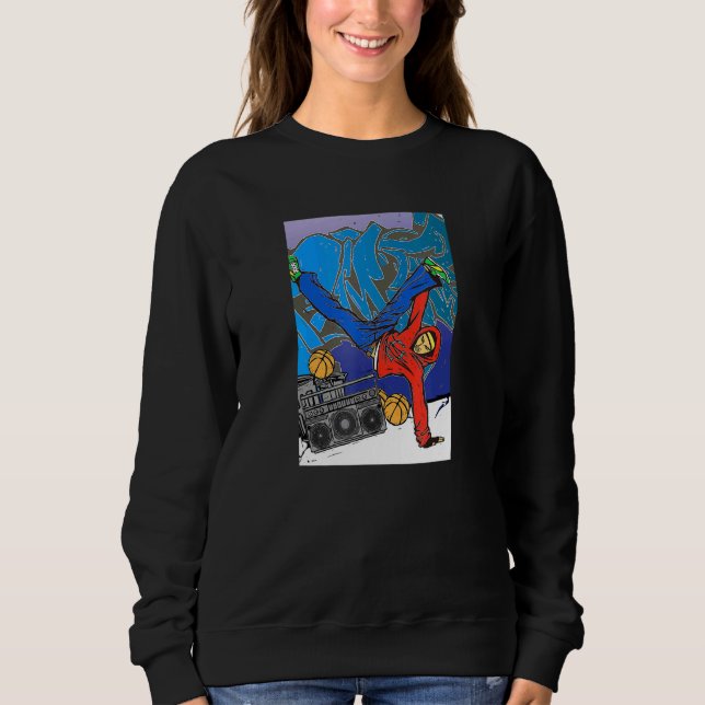 Breakdancing 4 sweatshirt (Front)