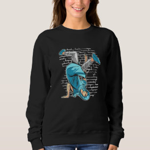 Breakdancing Mary Mother Of Jesus Breakdance Hip Sweatshirt