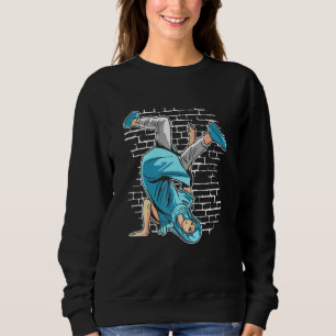 Breakdancing Mary Mother Of Jesus Breakdance Hip Sweatshirt