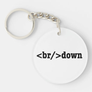 breakdown HTML Code Keychain